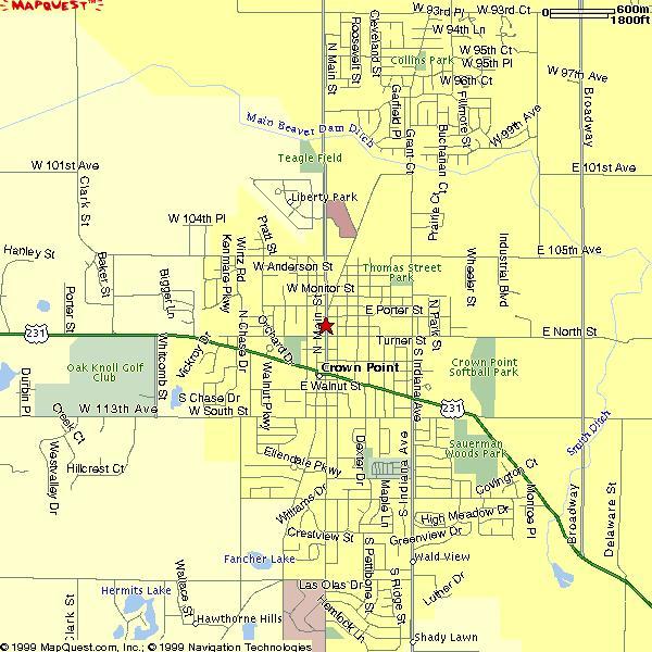 Crown Point City Map
